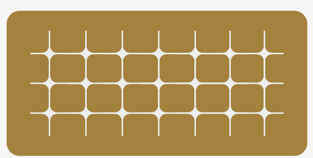 Padrão gráfico Legado aplicado em superfície